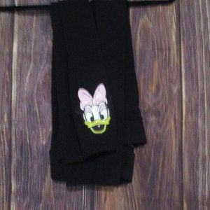 Torrid 2 Black Daisy Duck Disney leggings ankle length 7/8 EUC worn less 5 x